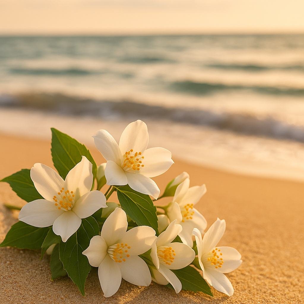 jasmine on beach side
